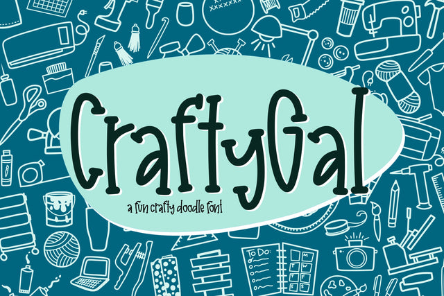 Crafty Gal Font Kitaleigh 