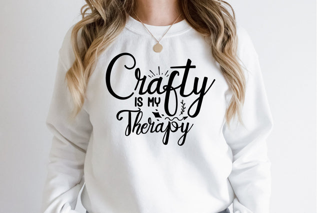 Crafty is My Therapy svg SVG orpitasn 