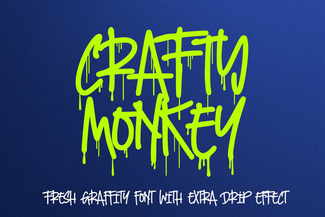Crafty Monkey Font Abo Daniel Studio 