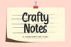 Crafty Notes Crafty Notes - a Handwritten Font - So Fontsy