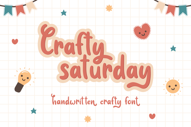 Crafty Saturday - Handwritten Font Font Attype studio 