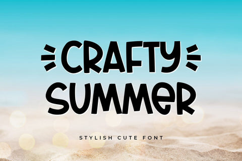 Crafty Summer Font Abo Daniel Studio 