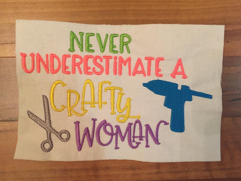 Crafty Woman Embroidery Embroidery/Applique MissMarysEmbroidery 