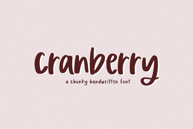 Cranberry - Fun Handwritten Font Font KA Designs 