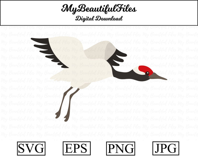 Crane - Animal SVG MyBeautifulFiles 