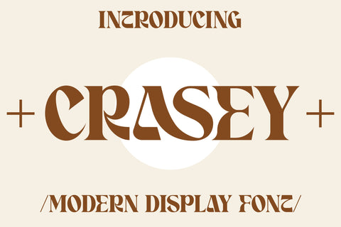 CRASEY Typeface Font Storytype Studio 