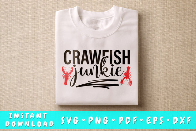Crawfish Junkie SVG SVG HappyDesignStudio 