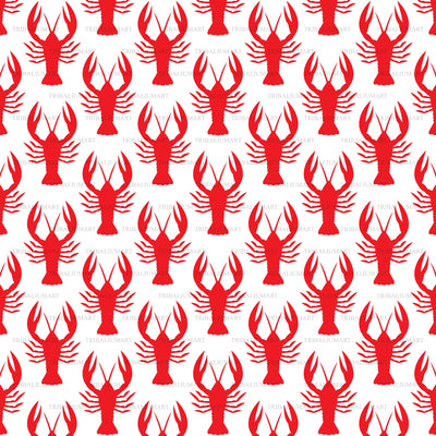 Crawfish pattern background SVG TribaliumArtSF 