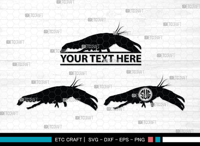 Crayfish Monogram, Crayfish Silhouette, Crayfish SVG, Crawfish Svg, crawfish Lake Svg, Sea Fish Svg, SB00246 SVG ETC Craft 
