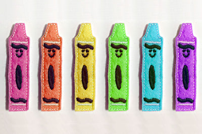 Crayon Feltie ITH in the Hoop Applique Embroidery Embroidery/Applique DESIGNS Designed by Geeks 