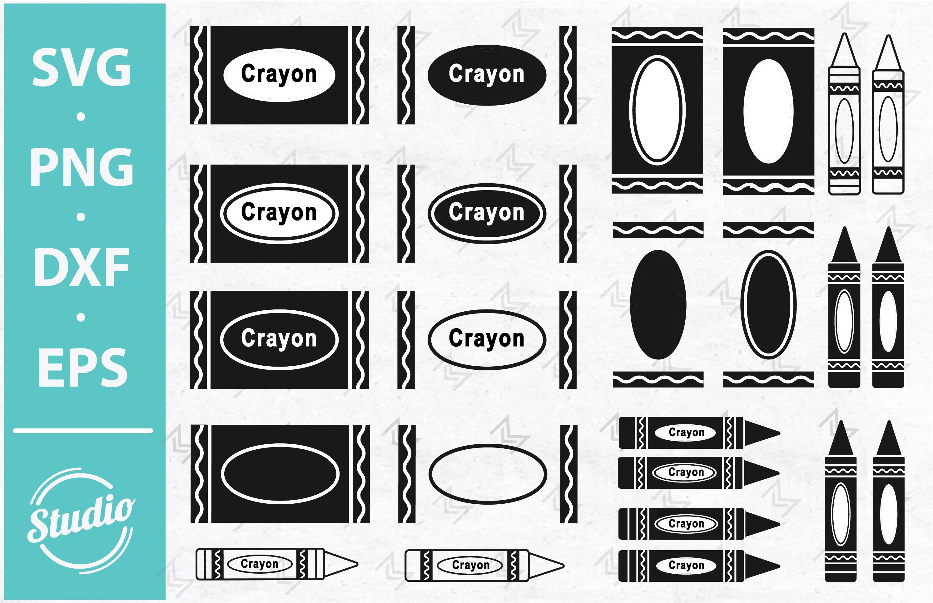 Crayon Label Template