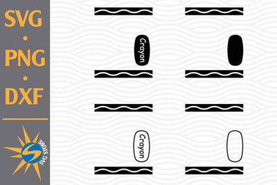 Crayon Label SVG, PNG, DXF Digital Files Include SVG SVGStoreShop 