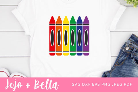 Crayon pencil bundle SVG, Crayon Split Monogram Svg, crayon svg, teacher svg, school svg, apple name frame svg, apple svg, apple monogram SVG Jojo&Bella 