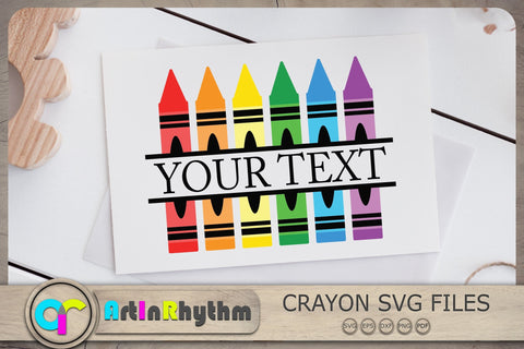 Rainbow Box of Crayons SVG Digital Cut Files + Vectors and Clipart  Printables