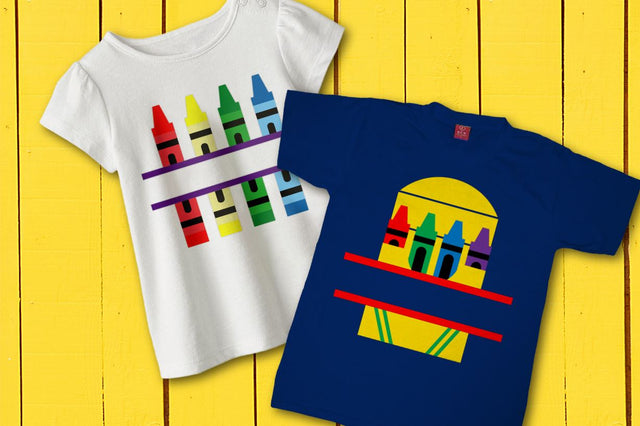 Crayon Split SVG Duo SVG Designed by Geeks 