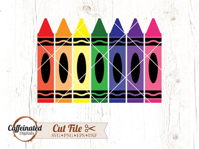 Crayon SVG, Crayon Set SVG SVG Caffeinated SVGs 
