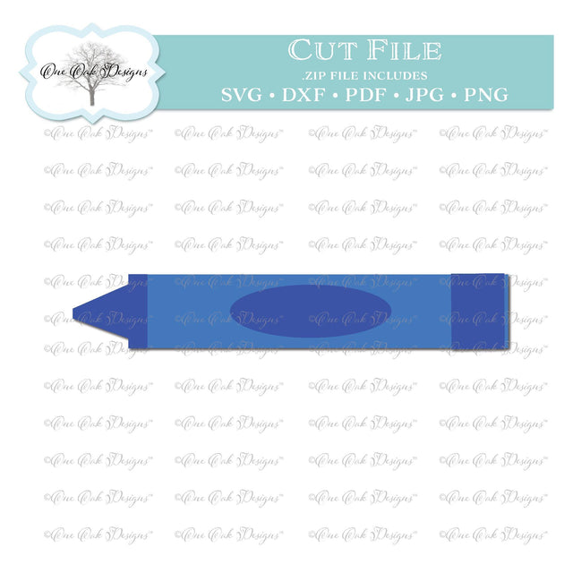 Crayon SVG One Oak Designs 