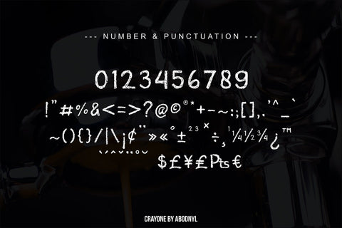 Crayone Font Abo Daniel Studio 