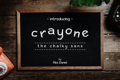 Crayone Font Abo Daniel Studio 
