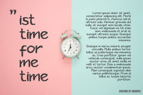 Crayone Font Abo Daniel Studio 