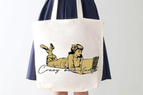 Crazy book lady Sublimation Creativeart88 