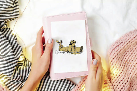 Crazy book lady Sublimation Creativeart88 