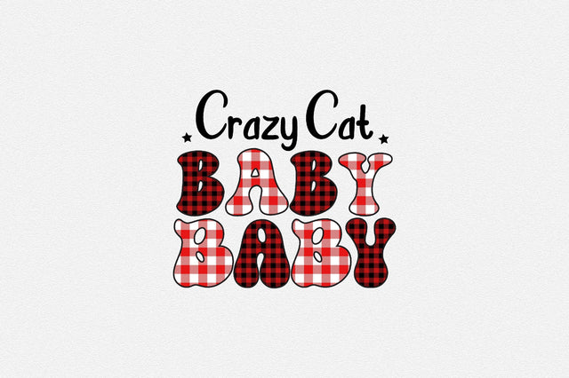 Crazy Cat Baby Sublimation SVGArt 