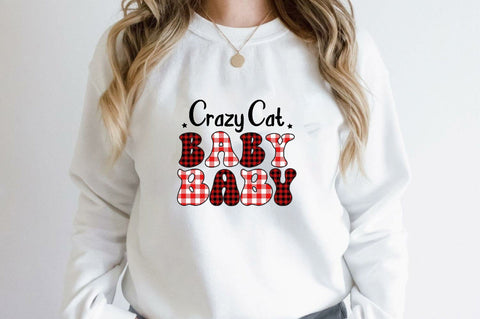 Crazy Cat Baby Sublimation SVGArt 