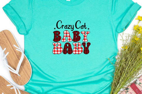 Crazy Cat Baby Sublimation SVGArt 