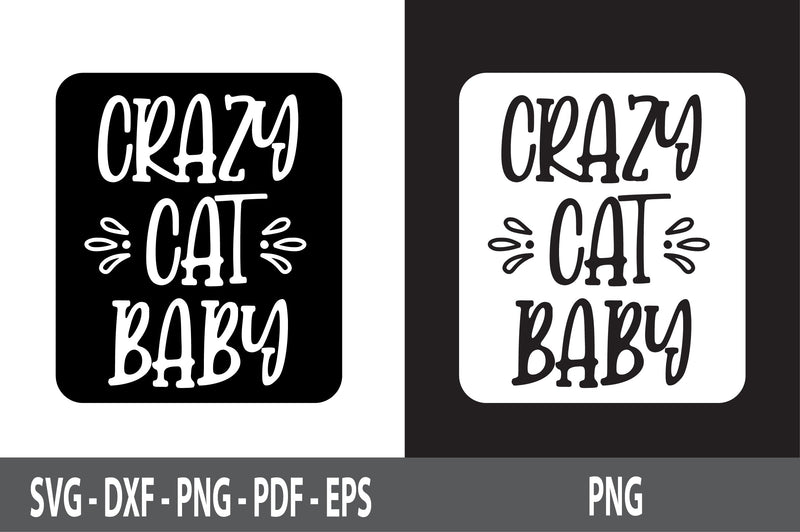 Crazy Cat Baby svg SVG nirmal108roy 