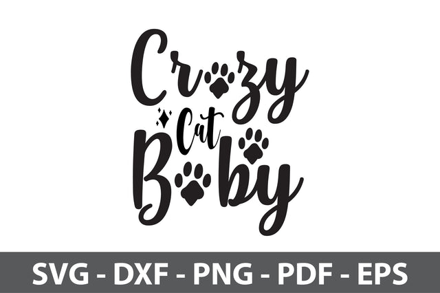 Crazy Cat Baby svg SVG nirmal108roy 
