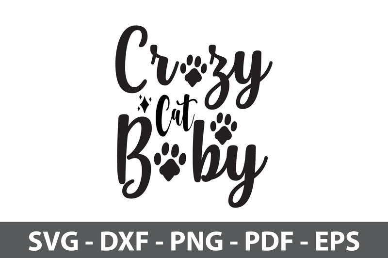 Crazy Cat Baby svg SVG nirmal108roy 