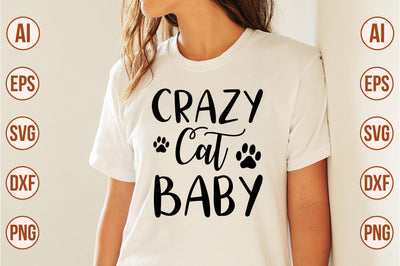Crazy Cat Baby svg SVG orpitasn 