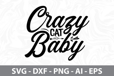 Crazy Cat Baby svg SVG orpitasn 