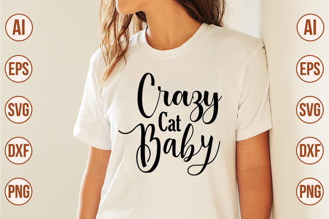 Crazy Cat Baby svg SVG orpitasn 