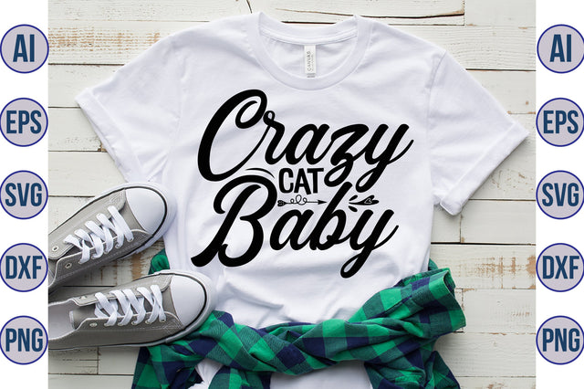 Crazy Cat Baby svg SVG orpitasn 
