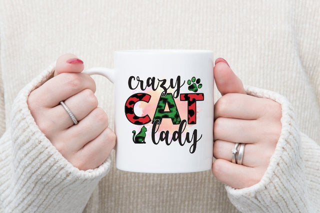 Crazy cat lady Sublimation Sublimation SVGista 