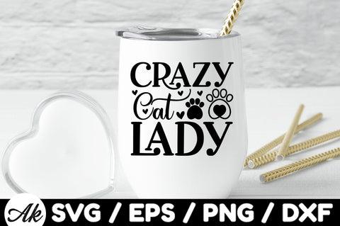 Crazy cat lady svg SVG akazaddesign 