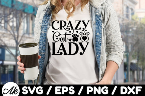 Crazy cat lady svg SVG akazaddesign 