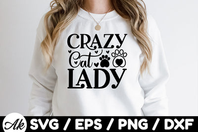Crazy cat lady svg SVG akazaddesign 