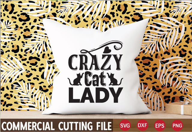 CRAZY-CAT-LADY SVG SVG CraftingStudio 