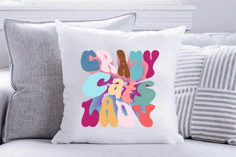 Crazy Cats Lady Sublimation SVGArt 