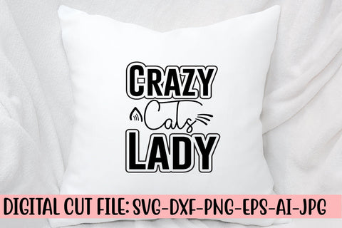 Crazy Cats Lady SVG Syaman 