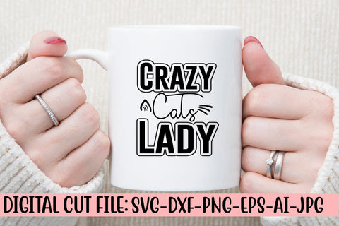 Crazy Cats Lady SVG Syaman 