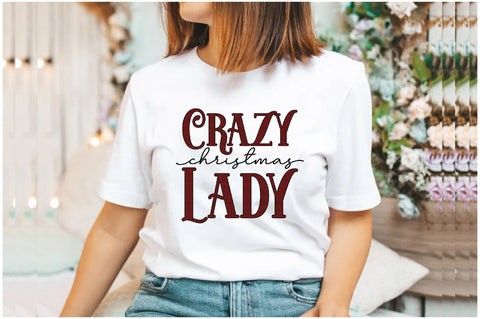 Crazy Christmas Lady Sublimation Sublimation Jagonath Roy 
