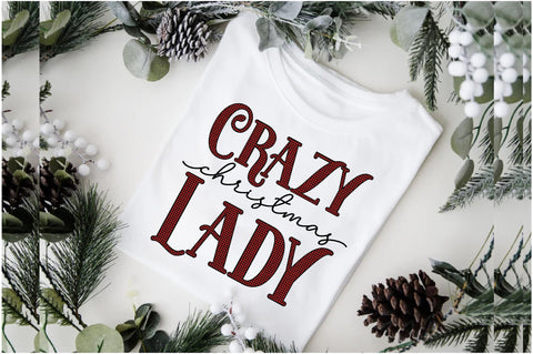 Crazy Christmas Lady Sublimation Sublimation Jagonath Roy 