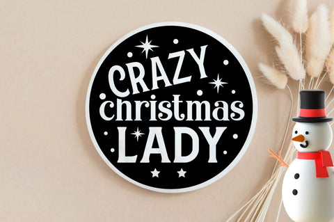 Crazy christmas lady SVG, Crazy christmas lady SVG DESIGNISTIC 