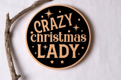 Crazy christmas lady SVG, Crazy christmas lady SVG DESIGNISTIC 