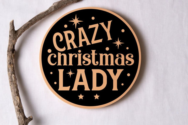 Crazy christmas lady SVG, Crazy christmas lady SVG DESIGNISTIC 