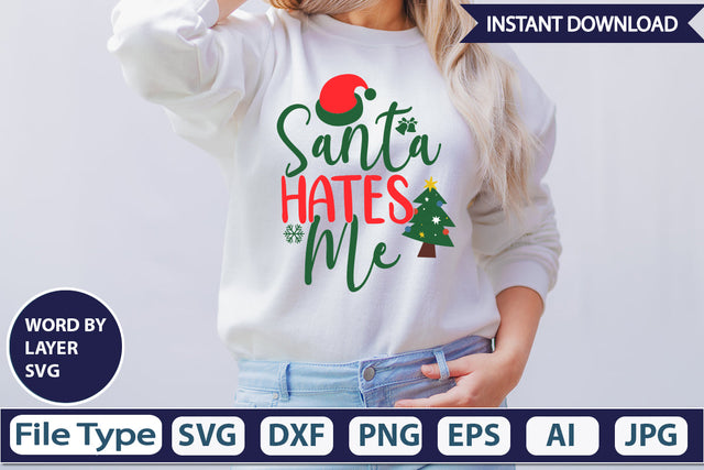 Crazy Christmas Lady SVG Cut File SVGs,Quotes and Sayings,Food & Drink,On Sale, Print & Cut SVG DesignPlante 503 